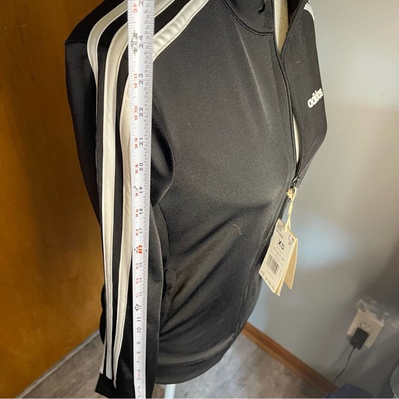 Adidas track jacket black and white - Size XS - Picture 9 of 15